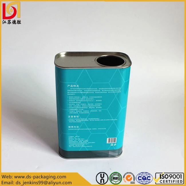 Japanese 1L Rectangular Tin Can